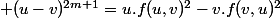 (u-v)^{2m+1}=u.f(u,v)^2-v.f(v,u)^2