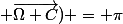 (\vec{\Omega B}; \vec{\Omega C}) = \pi