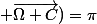 (\vec{\Omega B}; \vec{\Omega C})=\pi