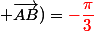 Mes(\vec{AC} ; \vec{AB})={\red-\dfrac{\pi}{3}}