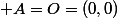  A=O=(0,0)