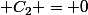  C_2 = 0