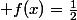  f(x)=\frac{1}{2}&nbsp;&nbsp;(4+x)\sqrt{(1-x^2)} 