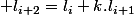  l_{i+2}=l_i+k.l_{i+1}