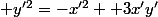  y'^2=-x'^2 +3x'y'