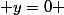  y=0 
