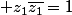  z_1\bar{z_1}=1