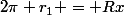 2\pi r_1 = Rx