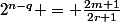 2^{n-q} = \frac{2m+1}{2r+1}