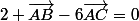 2 \vec{AB}-6\vec{AC}=0