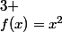 \begin{array}{|c|ccccccc||}x&-3&-2&-1&0&1&2&3 \\f(x)=x^2&&&&&&&&\end{array} 