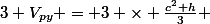 3 V_{py} = 3 \times \frac{c^2 h}{3} 
