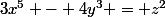 3x^5 - 4y^3 = z^2