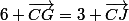 6 \vec{CG}=3 \vec{CJ}