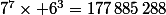 7^7\times 6^3=177\,885\,288