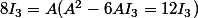 8I_3=A(A^2-6AI_3=12I_3)