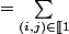 =\displaystyle\sum_{(i,j)\in[\![1;a]\!]\times[\![1;b]\!]}\varphi(P(x_i,y_j)) 