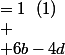 \[
 \\ \begin{cases}
 \\ 6a-4c&=1~~(1)\\
 \\ 6b-4d&=0~~(2) \\
 \\ 7a-5c&=0~~(3)\\
 \\ 7b-5d&=1~~(4) 
 \\ \end{cases}
 \\ \]