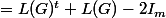 =L(G)^t L(G)-2I_m