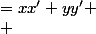 \vec{u}\quad \dbinom{x}{y}\qquad \vec{u'}\quad \dbinom{x'}{y'} \qquad \vec{u} \bullet&nbsp;&nbsp;\vec{u'}&nbsp;&nbsp;=xx'+yy' \\ 
