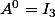 A^0=I_3