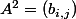 A^2=(b_{i,j})