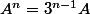 A^n=3^{n-1}A