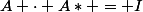 A \cdot A* = I