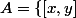 A=\{[x,y];x \leq y, x \in \mathbb{Q},y \in \mathbb{Q} \}