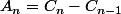 A_n=C_n-C_{n-1}