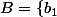 B=\{b_1;b_2;\dots \}