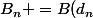 B_n =B(d_n;\varepsilon_n)\subset D