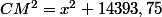 CM^2=x^2+14393,75