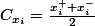 C_{x_i}=\frac{x_i^++x_i^-}{2}