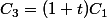 C_3=(1+t)C_1