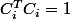 C_i^TC_i=1