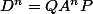 D^n=QA^nP