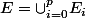 E=\cup_{i=0}^pE_i