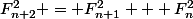 F_{n+2}^2 = F_{n+1}^2 + F_n^2
