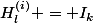 H_{l}^{(i)} = I_k