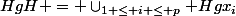 HgH = \cup_{1 \leq i \leq p} Hgx_i