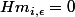 Hm_{i,\epsilon}=0