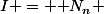 I = \mathbb {N}_n 
