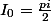 I_{0}=\frac{pi}{2}