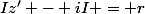 5&nbsp;&nbsp;/&nbsp;&nbsp;Iz' - iI = r