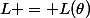 L = L(\theta)