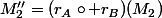 M''_2=(r_A\circ r_B)(M_2)