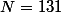 N=131
