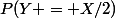 P(Y = X/2)