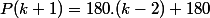 P(k+1)=180.(k-2)+180